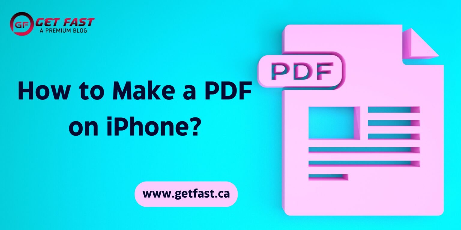 how to make a pdf on iphone