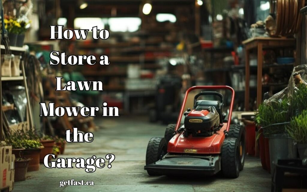 How to Store a Lawn Mower in the Garage