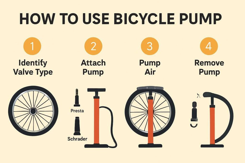 How to Use Bicycle Pump: Tutorials for Every Rider How to use bicycle pump