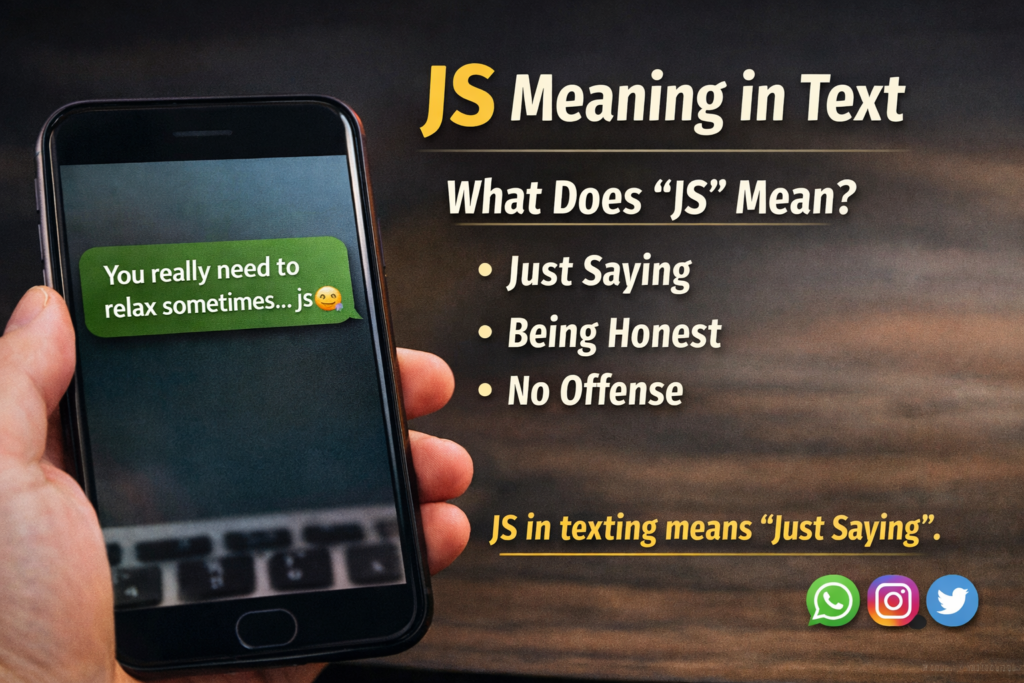JS meaning in text